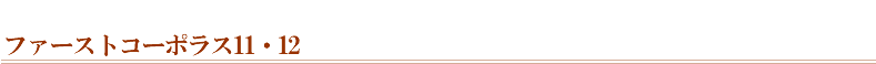 ファーストコーポラス11・12